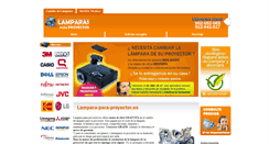 Desktop Screenshot of lampara-para-proyector.es